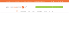 Desktop Screenshot of languesoushypnose.com